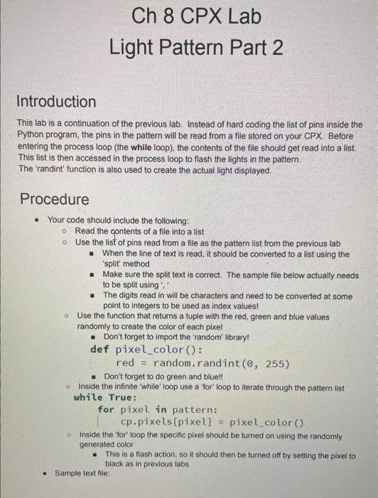 Solved I need help just getting these lights to work I am so | Chegg.com