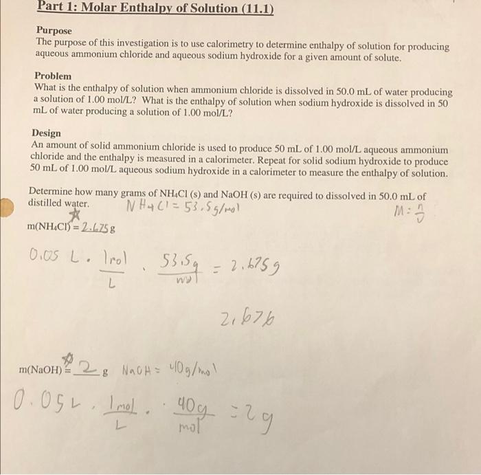 Solved Could Someone Please Help Me With My Chemistry 30 | Chegg.com