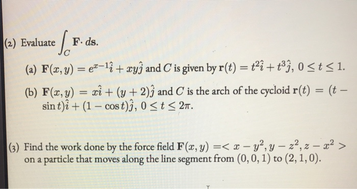 Ja 2 Evaluate F Ds A F X Y X Li Xyj And Chegg Com