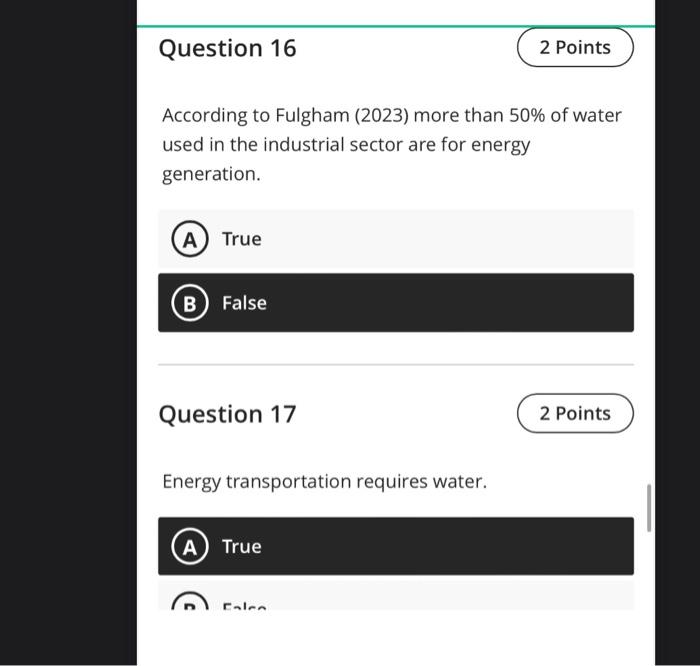 Solved Which Of The Following Is A Renewable Energy Resource | Chegg.com