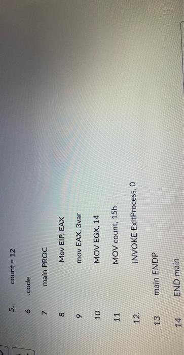Solved Identify the errors in the instructions of the | Chegg.com