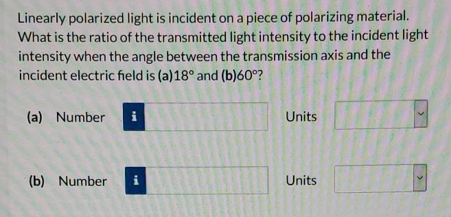 Solved Linearly polarized light is incident on a piece of | Chegg.com