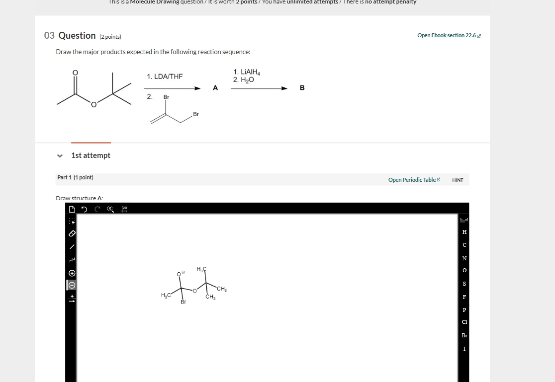 Solved 03 Question (2points)Draw the major products | Chegg.com