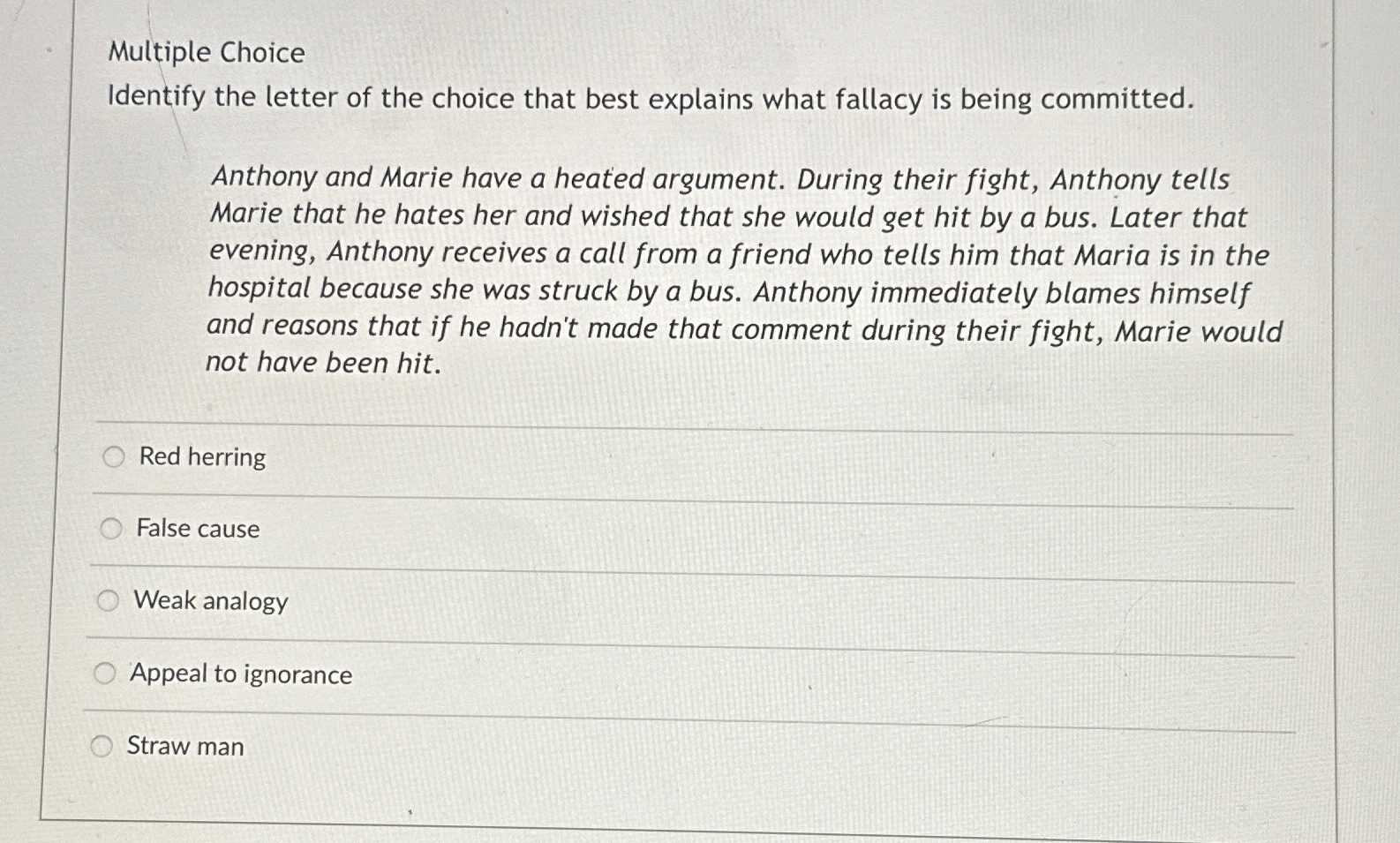 Solved Multiple ChoiceIdentify the letter of the choice that | Chegg.com