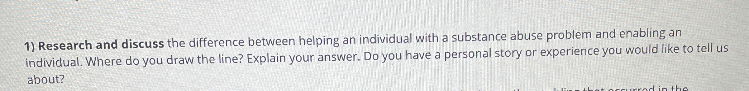 Solved Research and discuss the difference between helping | Chegg.com