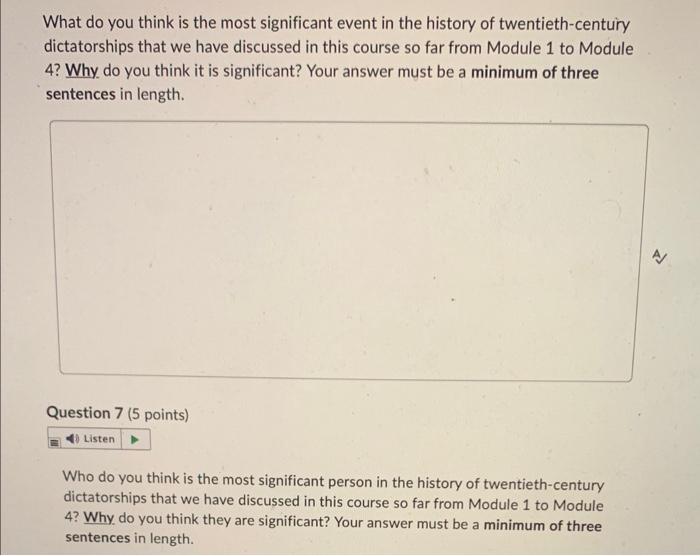 What do you think is the most significant event in | Chegg.com