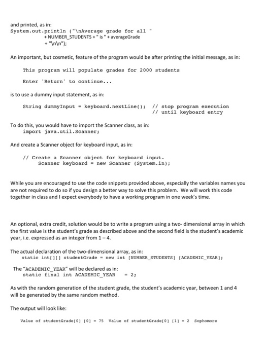 Programming Assignment One Programming Assignment One | Chegg.com