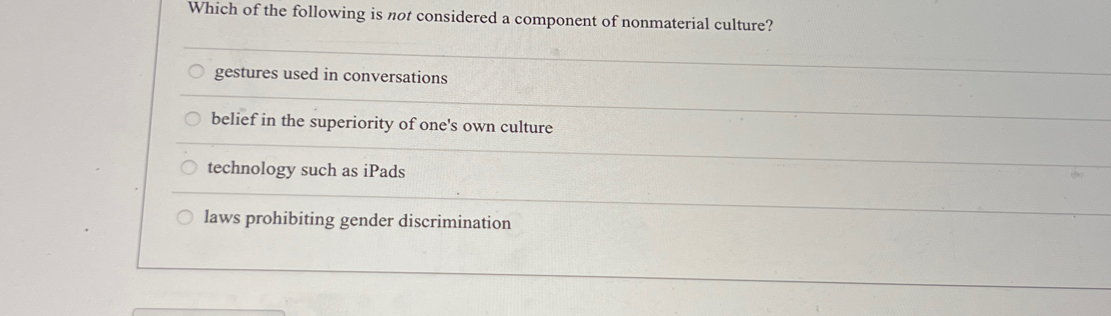 Which of the following is not considered a component | Chegg.com