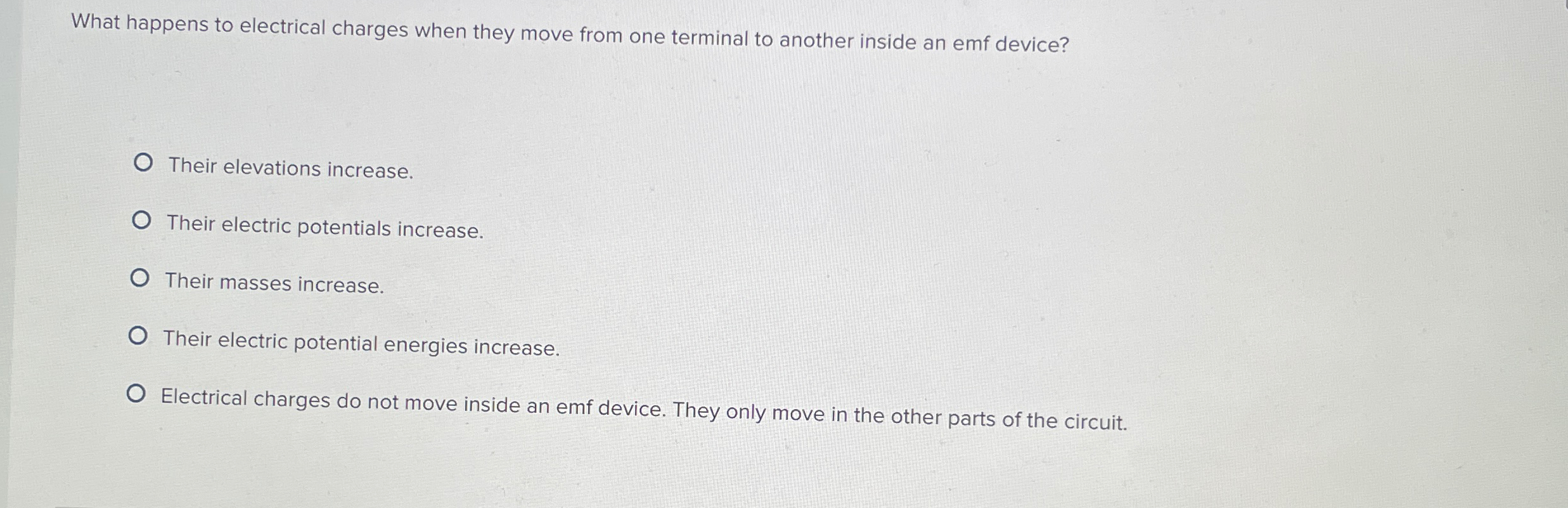Solved What happens to electrical charges when they move | Chegg.com