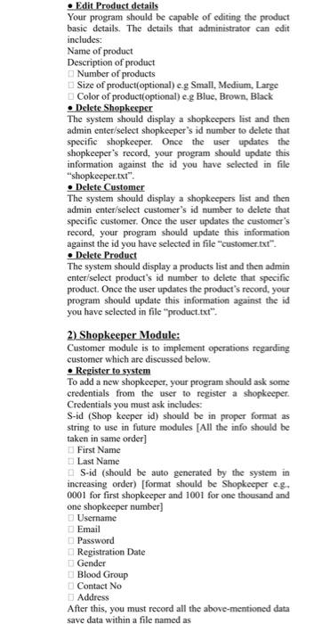 Solved 5. Use 3 file structure for implementation 6. It is | Chegg.com