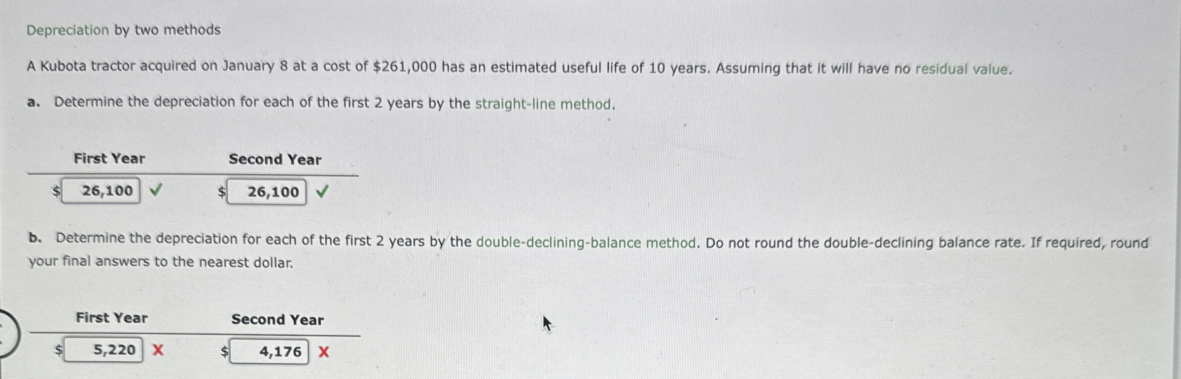 solved-depreciation-by-two-methodsa-kubota-tractor-acquired-chegg