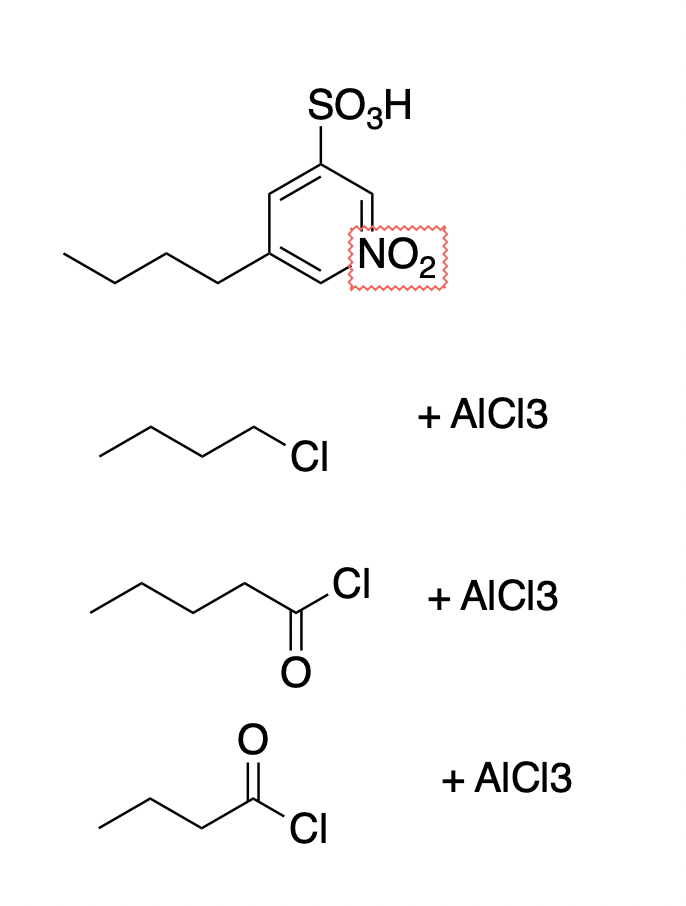 Solved Create a synthesis with intermediate to get the top | Chegg.com