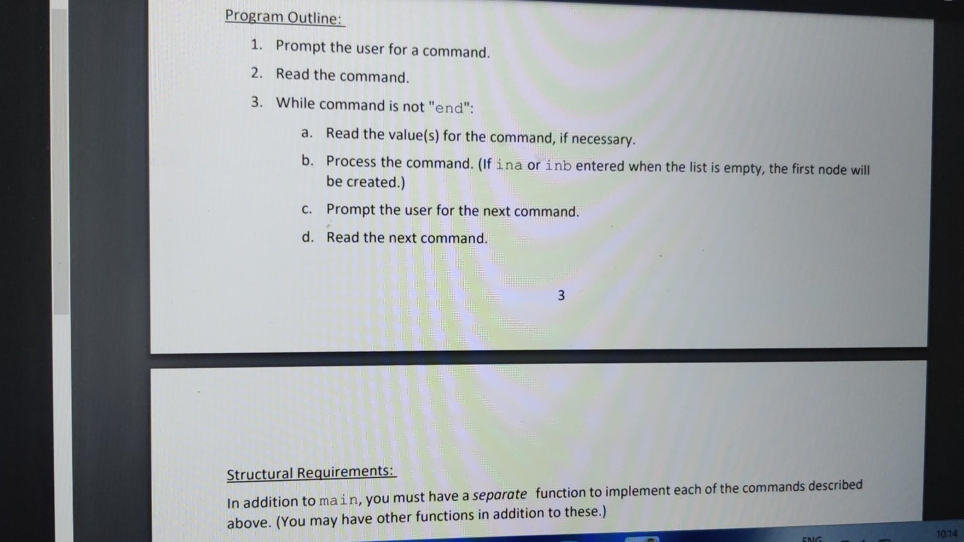 Solved Description You are required to write an interactive | Chegg.com