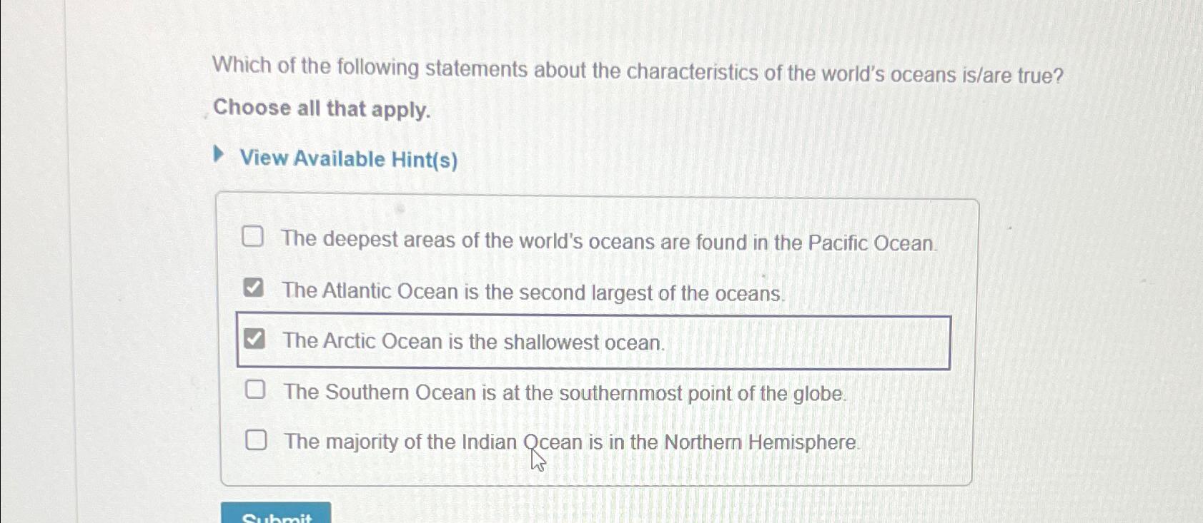 Solved Which Of The Following Statements About The | Chegg.com