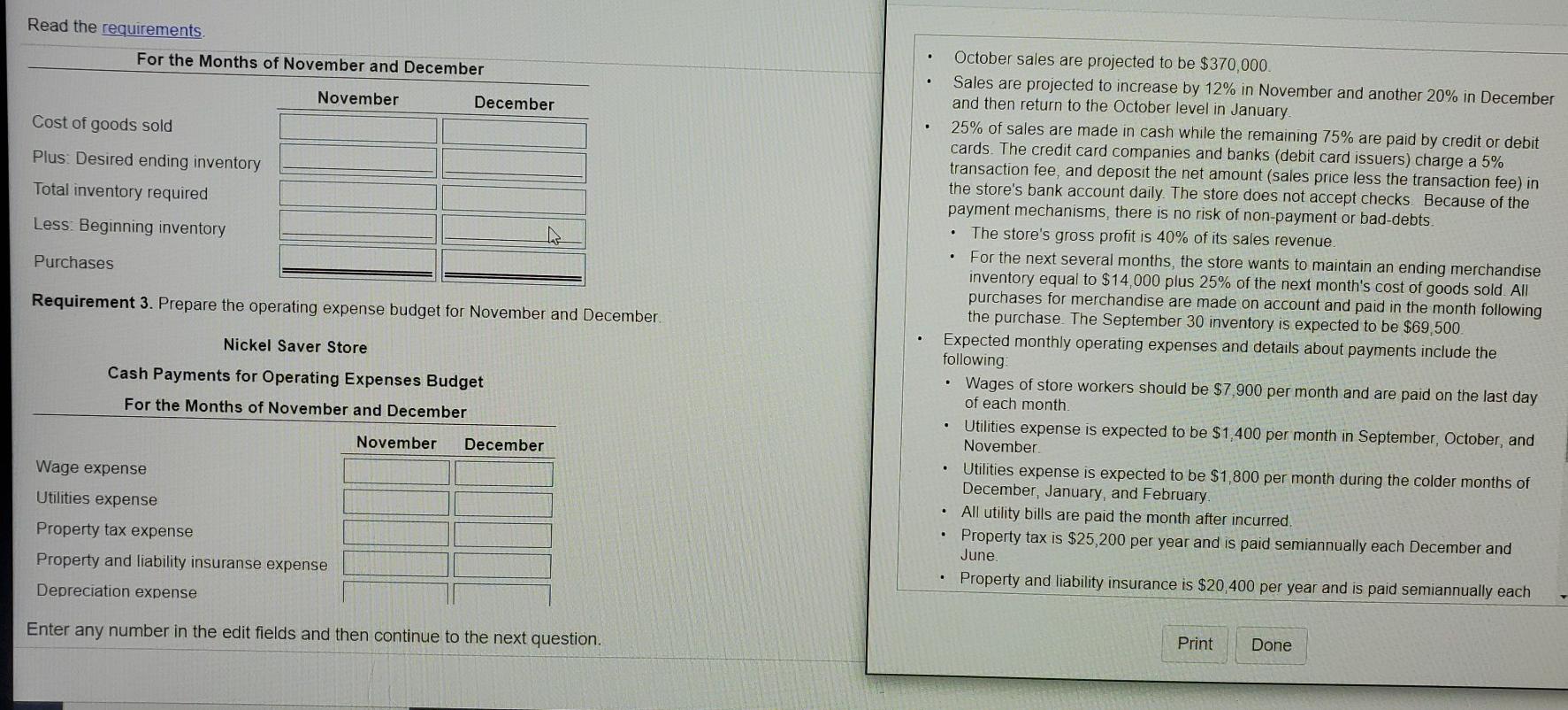 Solved Data Table Nickel Saver Store is a local discount