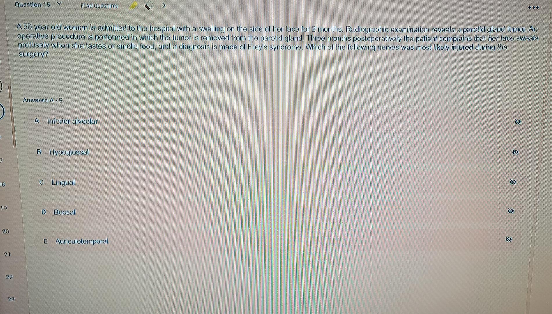 Solved Question 15 Y FLAG QUESTION 000 A 50 year old woman | Chegg.com