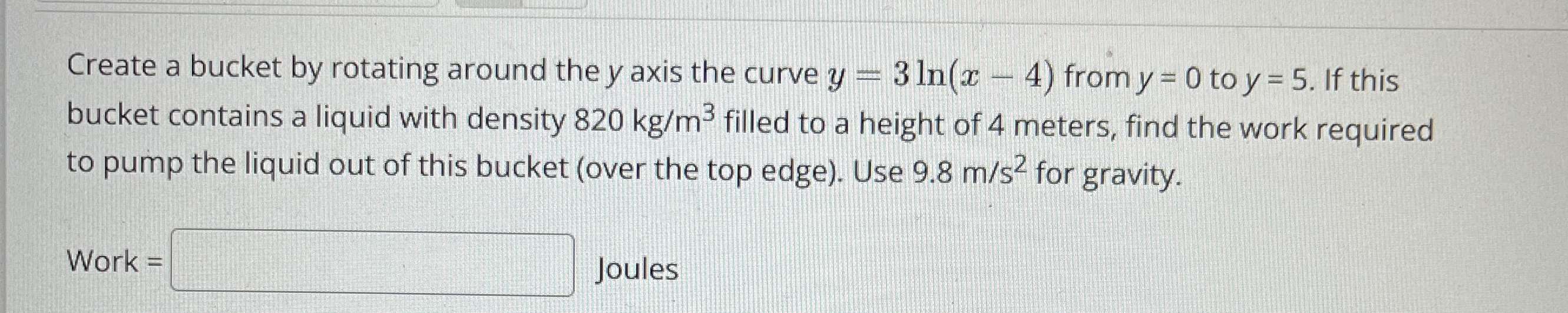 Solved Create a bucket by rotating around the y ﻿axis the