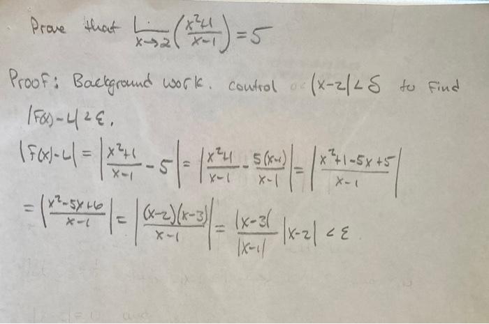 Solved (Real Analysis) Using The Epsilon-Delta Definition Of | Chegg.com