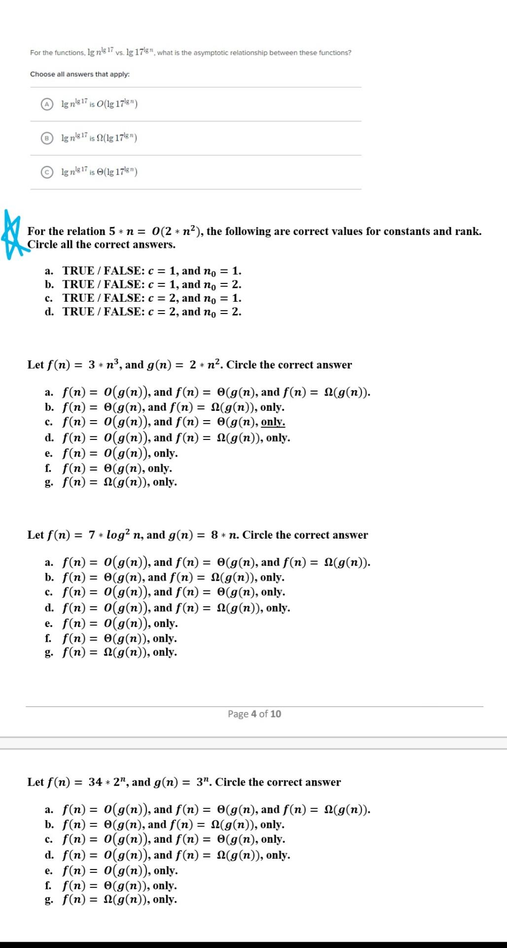 Solved In algorithm, solve all questions in the 2 pics that | Chegg.com