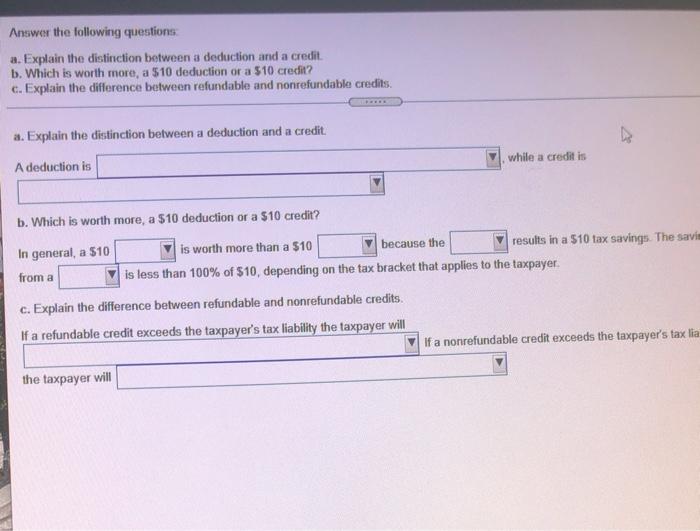Answer the following questions a. Explain the | Chegg.com