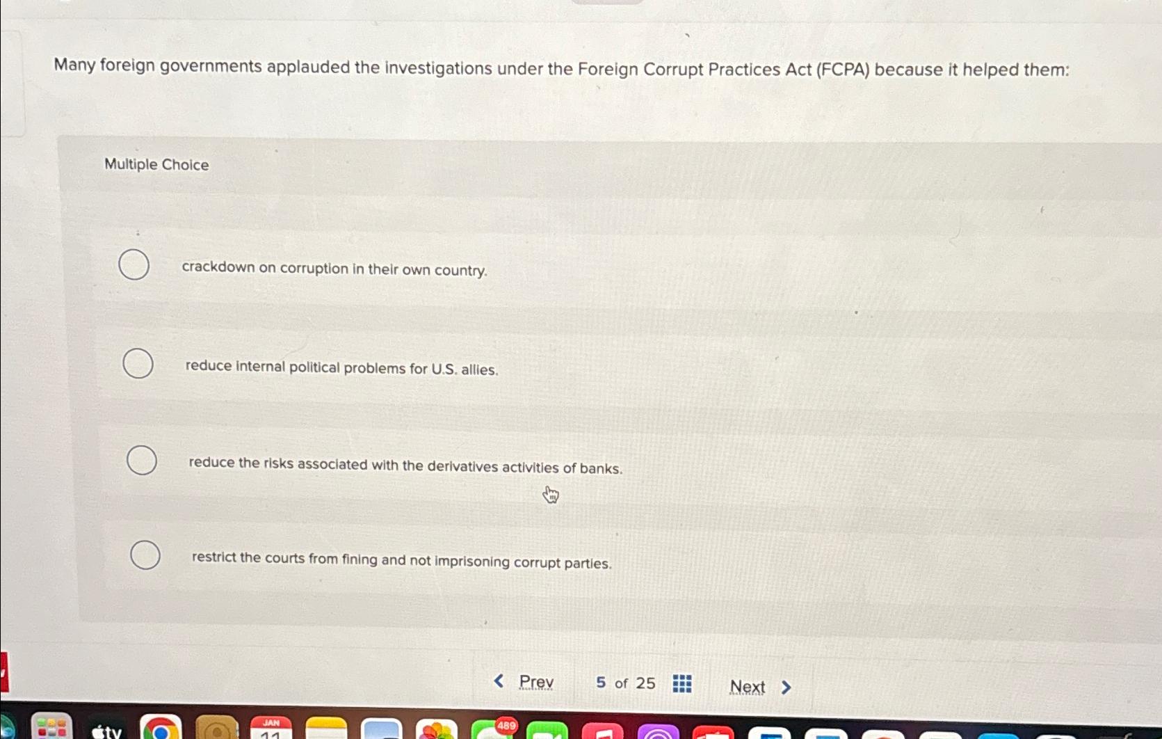 Solved Many foreign governments applauded the investigations | Chegg.com