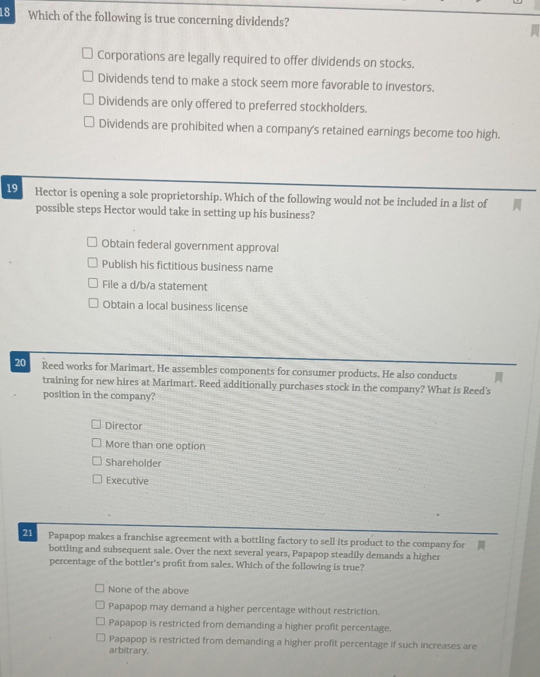 Which Of The Following Is True Concerning Dividends Solved Which of the following is true concerning dividends? | Chegg.com