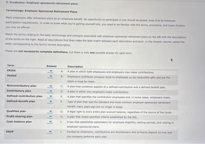 solved-5-vocabulary-employer-sponsored-retirement-plans-chegg