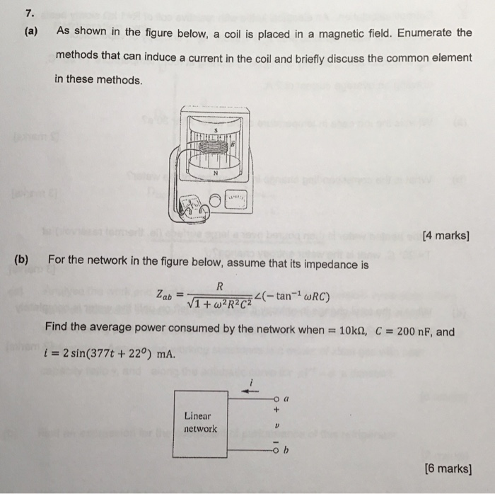 Solved (a) As shown in the figure below, a coil is placed in | Chegg.com