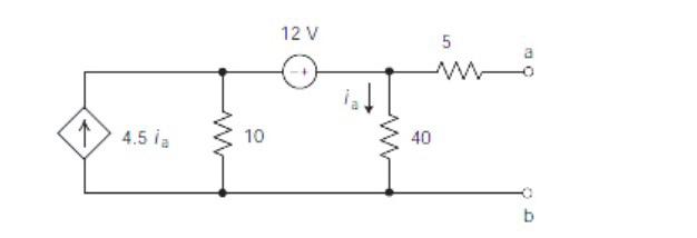 Solved 12V 5 1 4.5 la 10 40 M b | Chegg.com