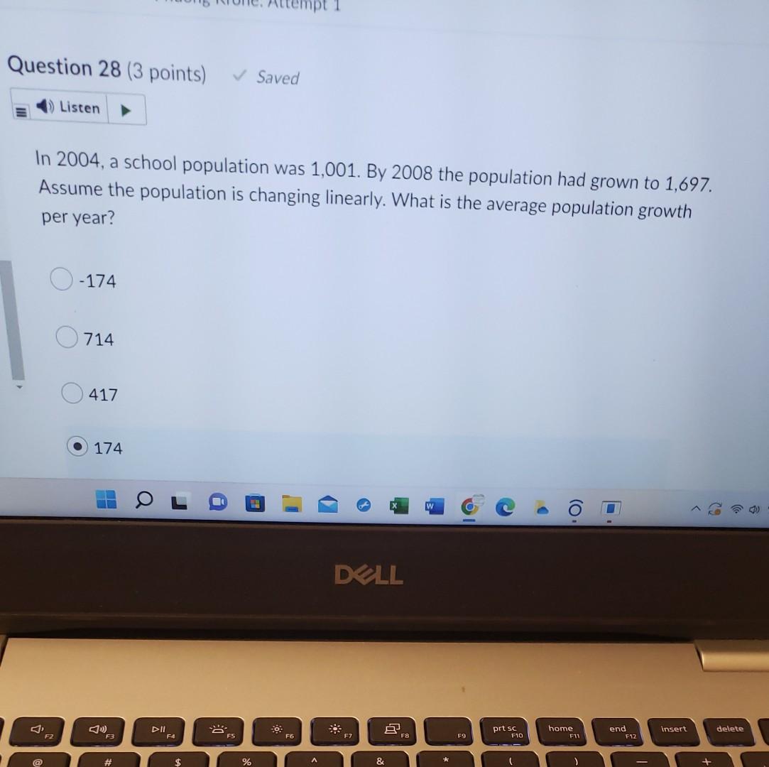 Solved In 2004 A School Population Was 1 001 By 2008 The Chegg solved-in-2004-a-school-population-was-1-001-by-2008-the-chegg