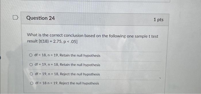 Solved The estimated standard error of the mean is used in | Chegg.com