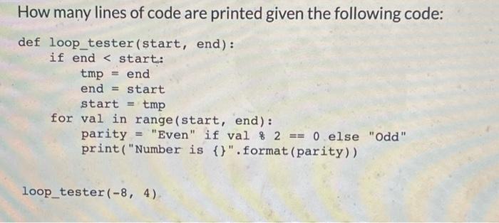 Solved *Refer To Image* How Mant Lines Of Code Are Printed | Chegg.com