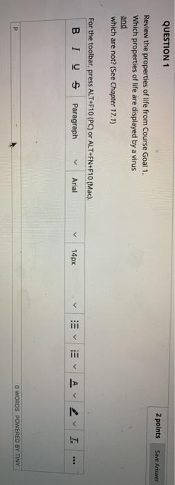 Solved QUESTION 1 2 points Save Answer Review the properties | Chegg.com