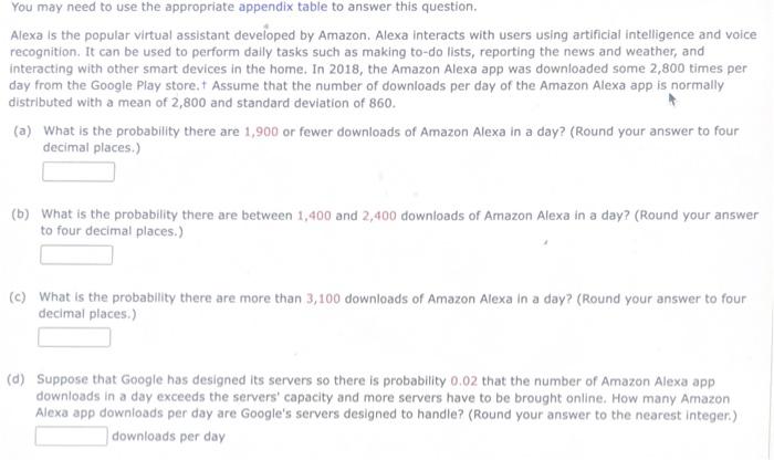 Solved Alexa Is The Popular Virtual Assistant Developed By | Chegg.com