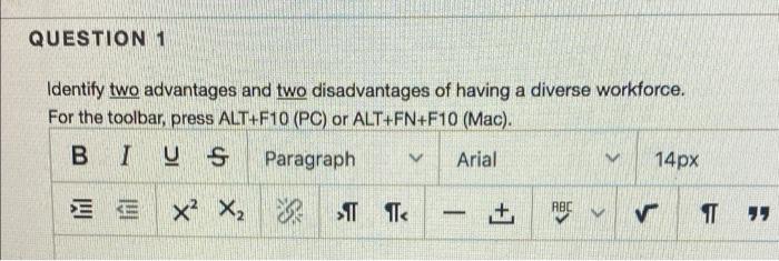 Solved QUESTION 1 Identify Two Advantages And Two | Chegg.com