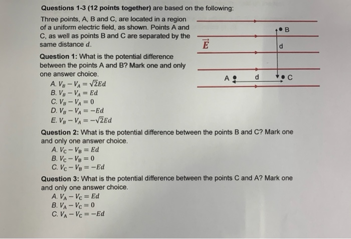 Solved B D Questions 1 3 12 Points Together Are Based O Chegg Com