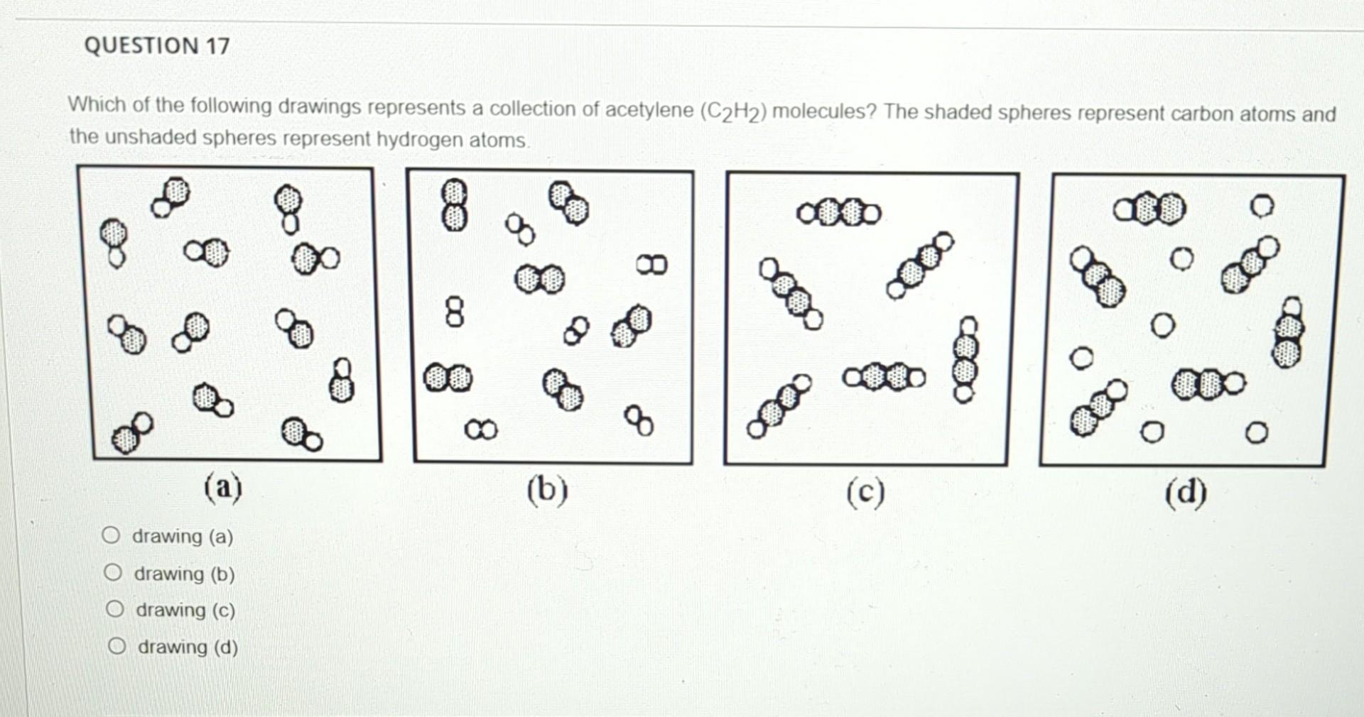 Solved Which of the following drawings represents a | Chegg.com