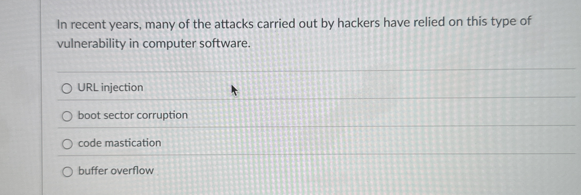Solved In recent years, many of the attacks carried out by | Chegg.com