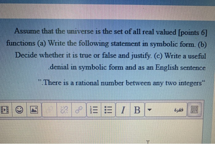 Solved Assume that the universe is the set of all real | Chegg.com