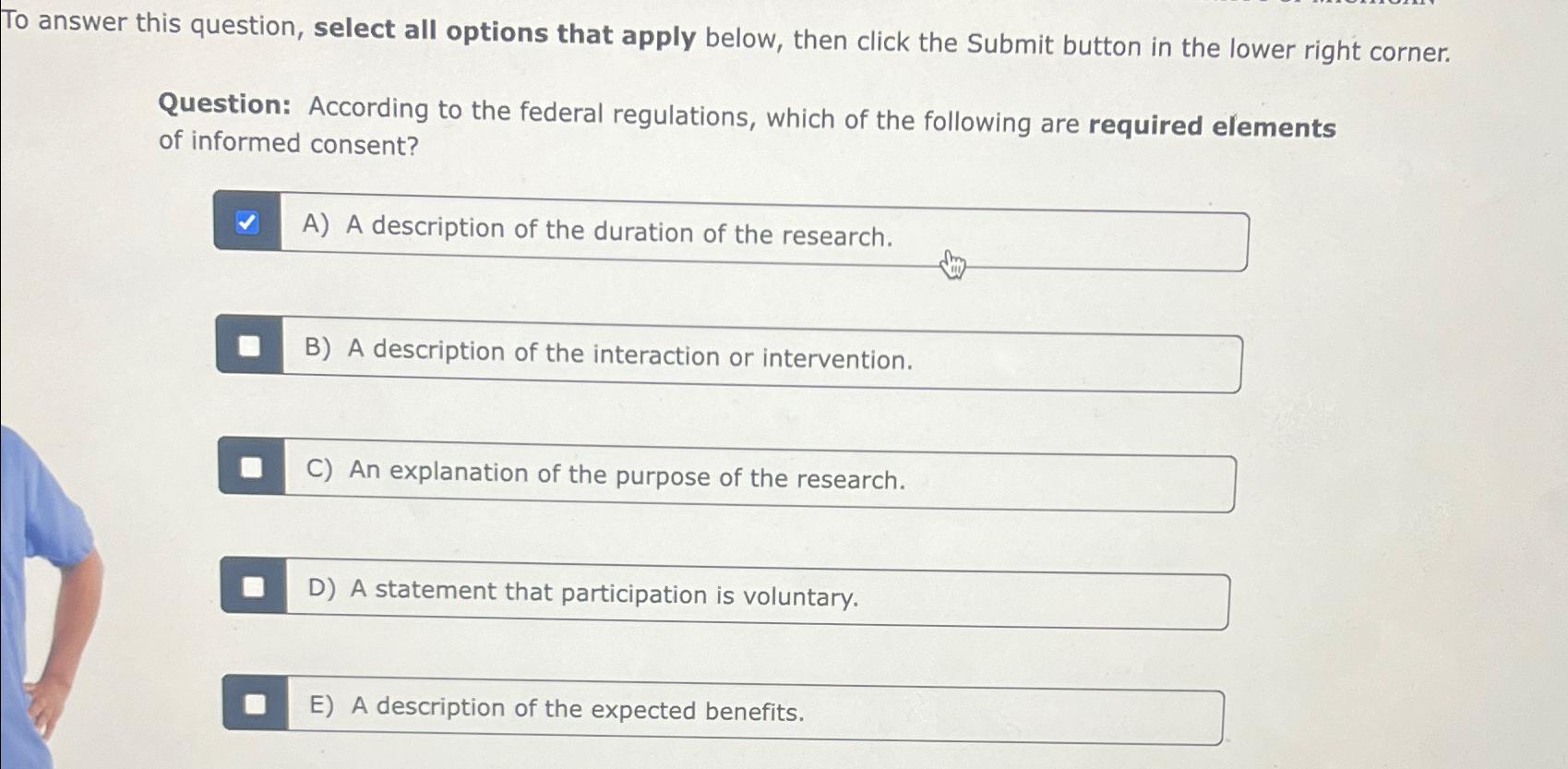 Solved To answer this question, select all options that | Chegg.com