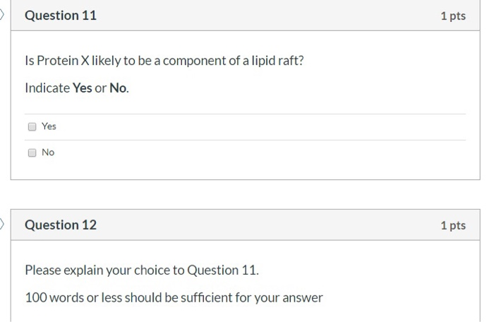 Solved Questions 8-14. You are studying a cell | Chegg.com