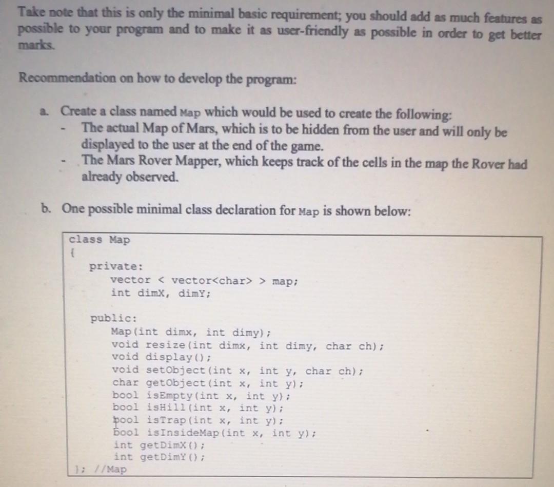 Solved The objective of this project is to test the skill of | Chegg.com
