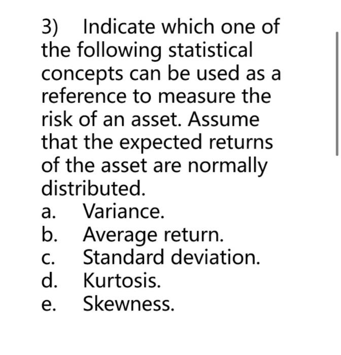 Solved 1) Based on the foregoing table, calculate