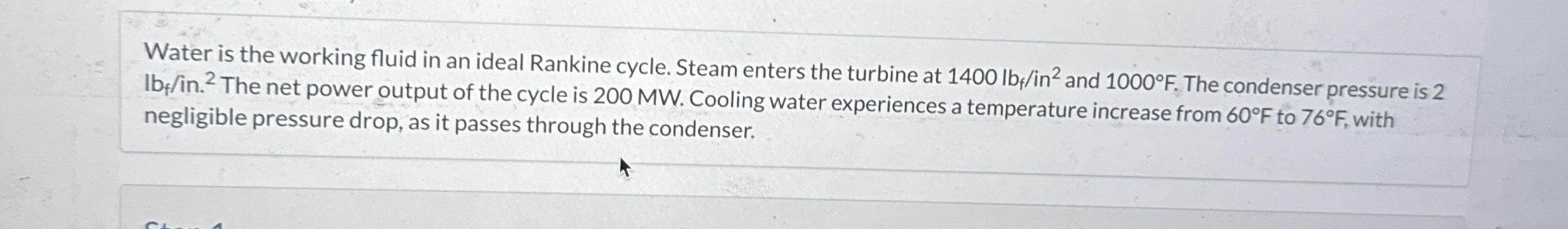 Solved Water is the working fluid in an ideal Rankine cycle. | Chegg.com