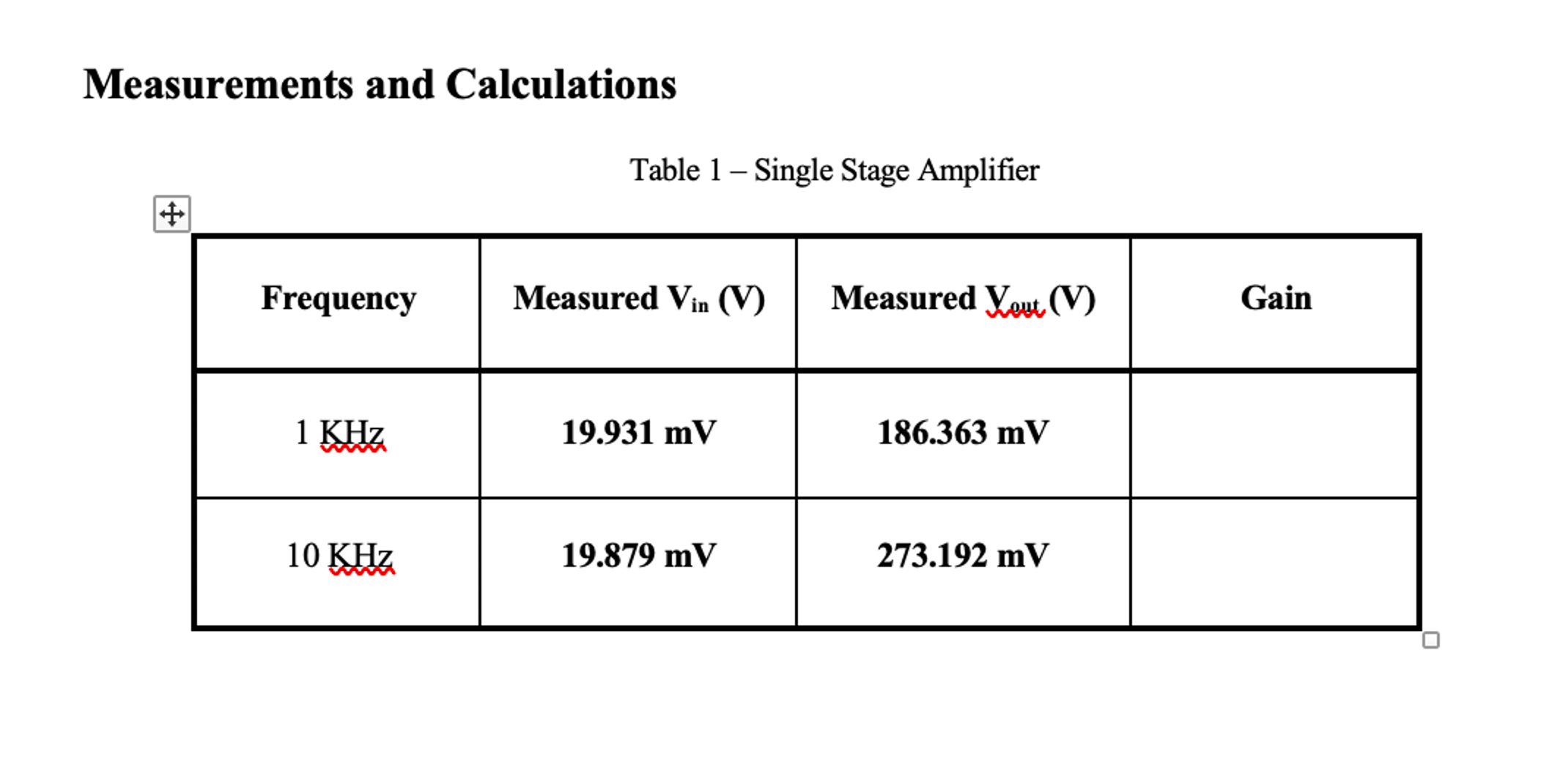 Solved Calculate the gain of ﻿the following single stage | Chegg.com