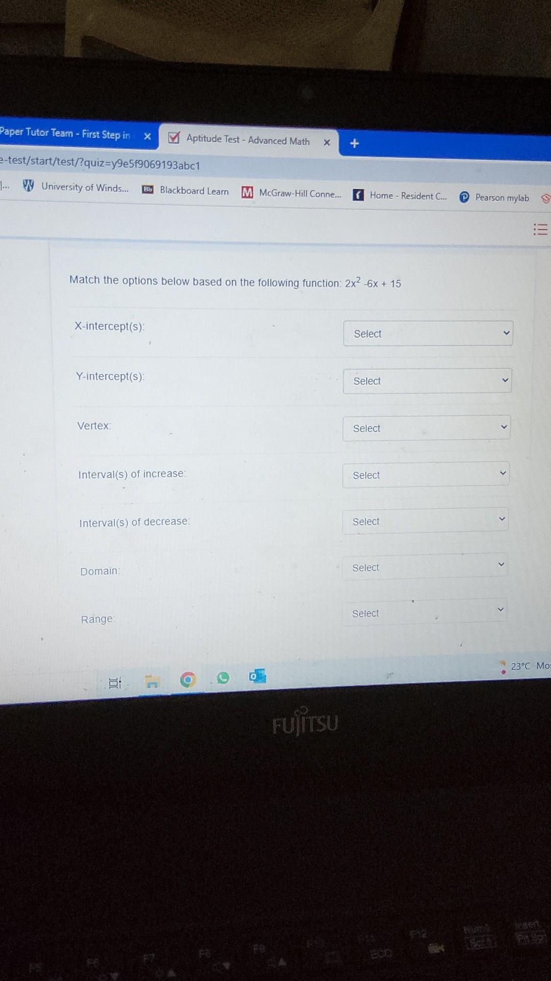 Solved Match the options below based on the following | Chegg.com