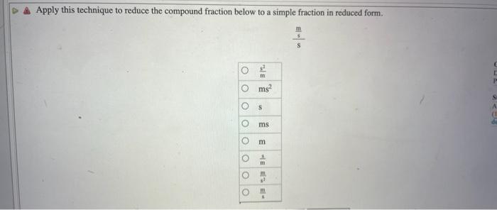 Solved D A Apply this technique to reduce the compound | Chegg.com