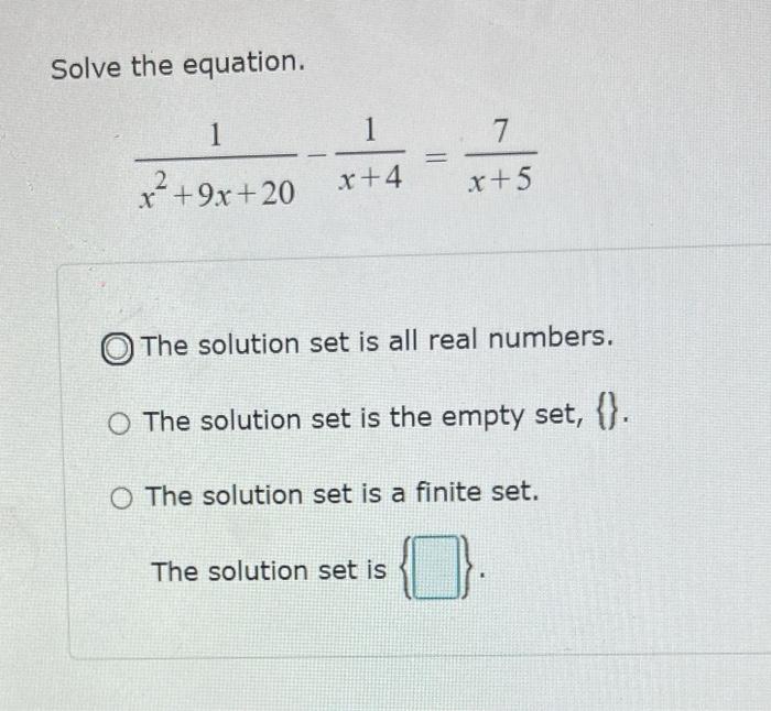 the solution of the equation 2x 1 7 9 is x