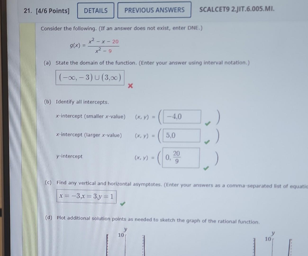 Solved Consider the following. (If an answer does not exist, | Chegg.com