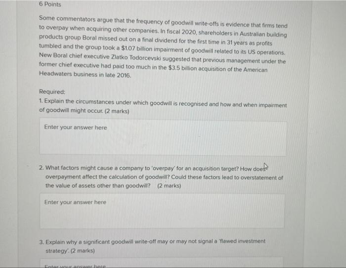 Solved 6 Points Some commentators argue that the frequency | Chegg.com
